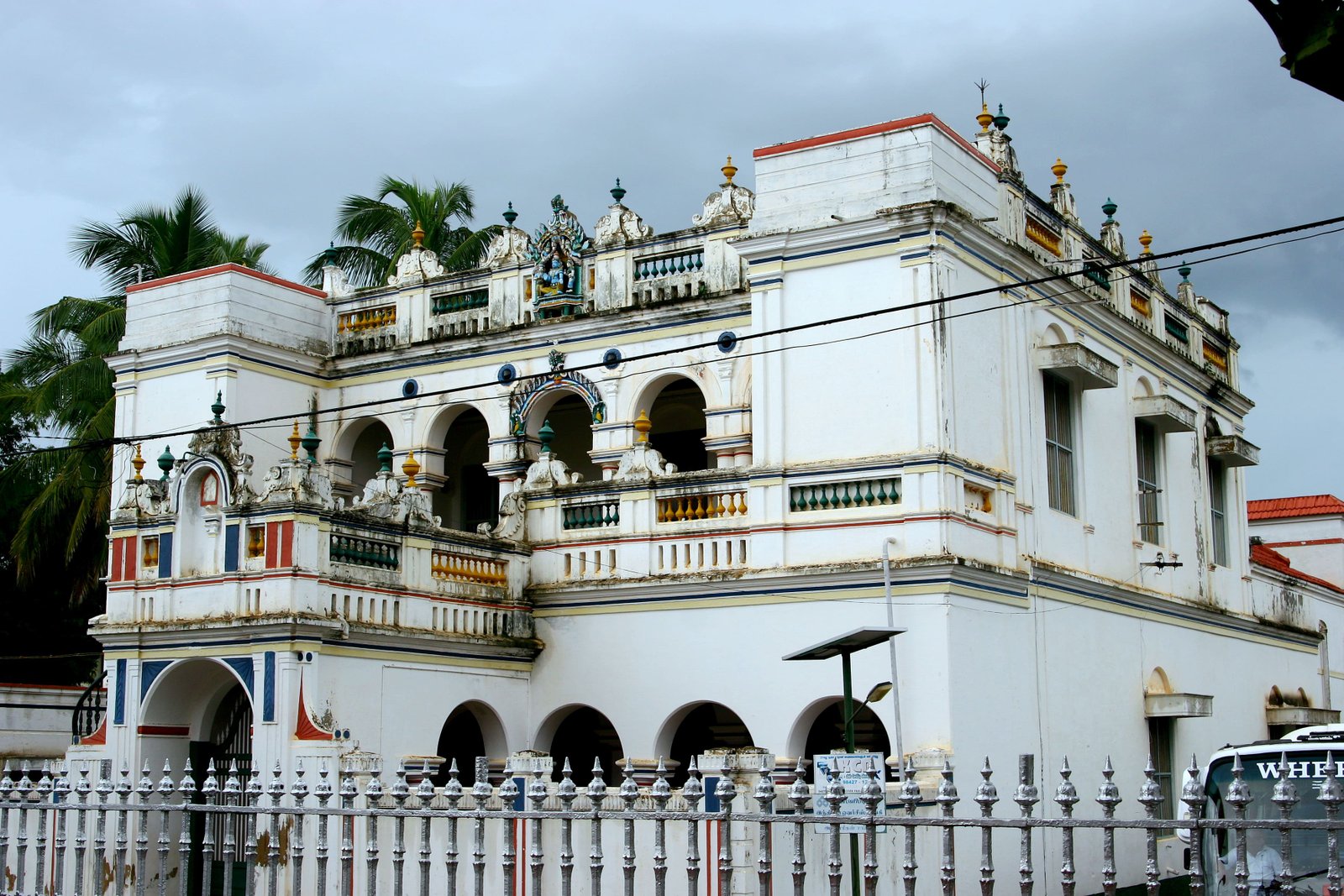 Interior architecture of a Chettinad house